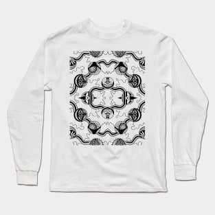 Miniature Aussie Tangle 7 with transparent background Long Sleeve T-Shirt